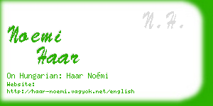 noemi haar business card